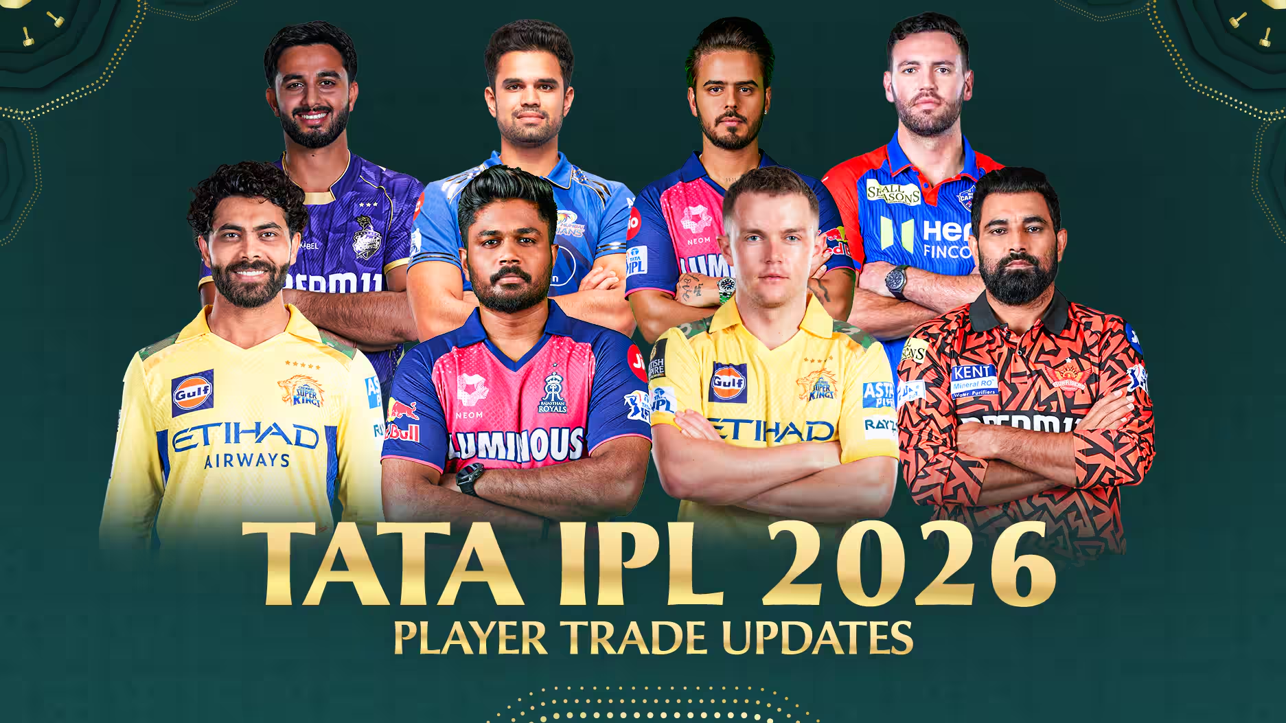 IPL 2026 all teams and captains - Ayt777